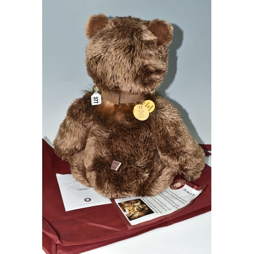 377 - A CHARLIE BEARS 'BRUTUS' TEDDY BEAR, no CB131388, designed by Isabelle Lee, height approximately 62c... 