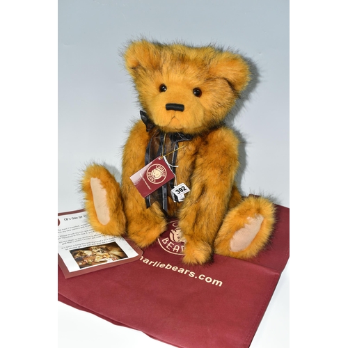 392 - A CHARLIE BEAR 'MEMORIES' CB159051S, designed exclusively by Heather Lyell, height approx. 50cm, wit... 