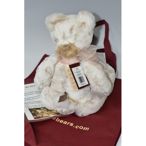 406 - A CHARLIE BEAR 'JANE' CB161634, exclusively designed by Isabelle Lee, height approx. 41cm, with tags... 