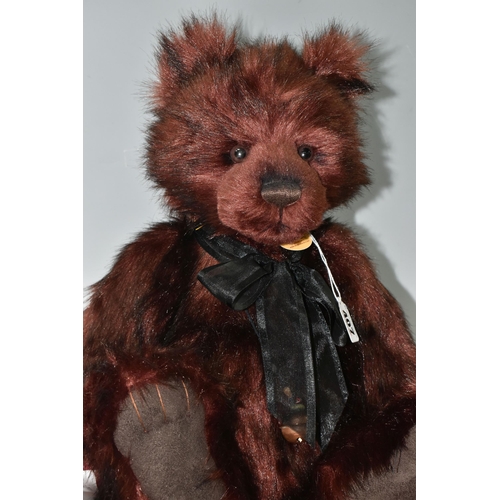 407 - A CHARLIE BEAR 'MERLOT' CB124997, exclusively designed by Isabelle Lee, height approx. 51cm, with ta... 