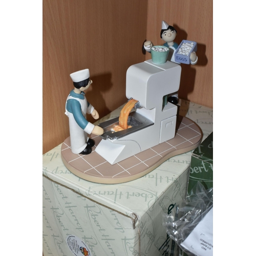 411 - TEN BOXED ROBBERT HARROP 'THE CAMBERWICK GREEN COLLECTION' FIGURES AND GROUPS, comprising CG89 Paddy... 