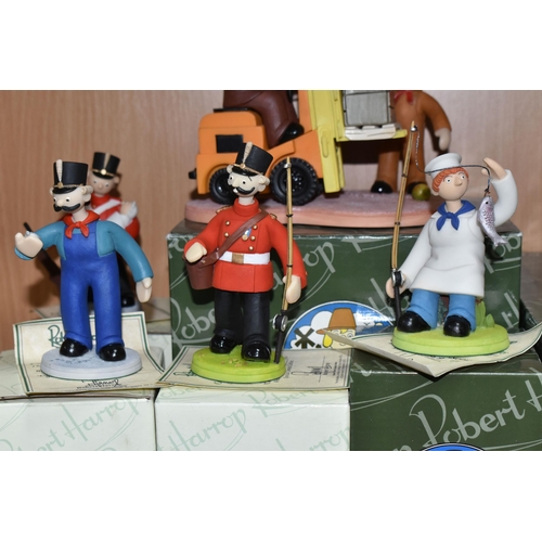 412 - SEVEN BOXED ROBERT HARROP 'THE CAMBERWICK GREEN COLLECTION' FIGURES AND GROUPS, comprising CGS04 Cap... 