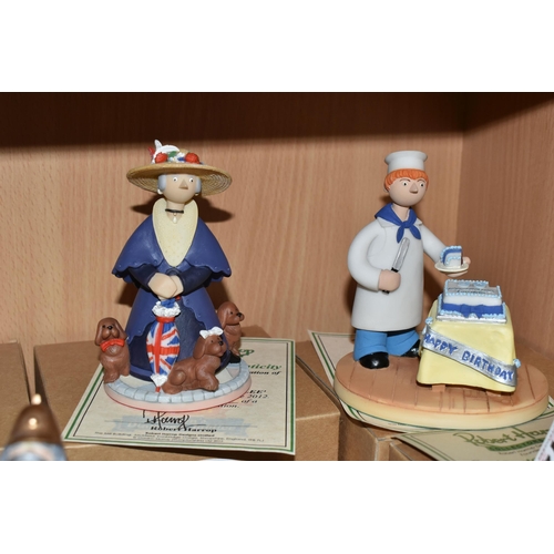 414 - NINE BOXED ROBERT HARROP CAMBERWICK GREEN COLLECTION FIGURES, comprising a Collectors Club Event Pie... 