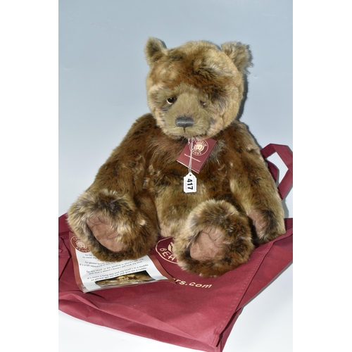 417 - A CHARLIE BEAR 'BUBBA' CB141484, exclusively designed by Isabelle Lee, height approx. 54cm, with tag... 