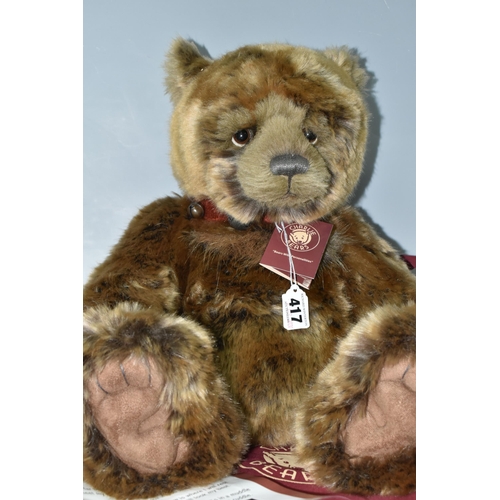 417 - A CHARLIE BEAR 'BUBBA' CB141484, exclusively designed by Isabelle Lee, height approx. 54cm, with tag... 