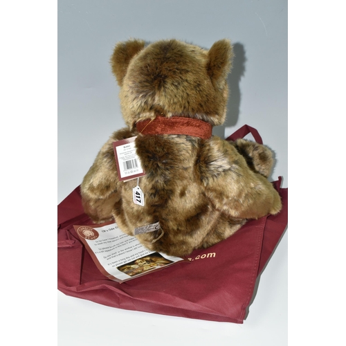 417 - A CHARLIE BEAR 'BUBBA' CB141484, exclusively designed by Isabelle Lee, height approx. 54cm, with tag... 