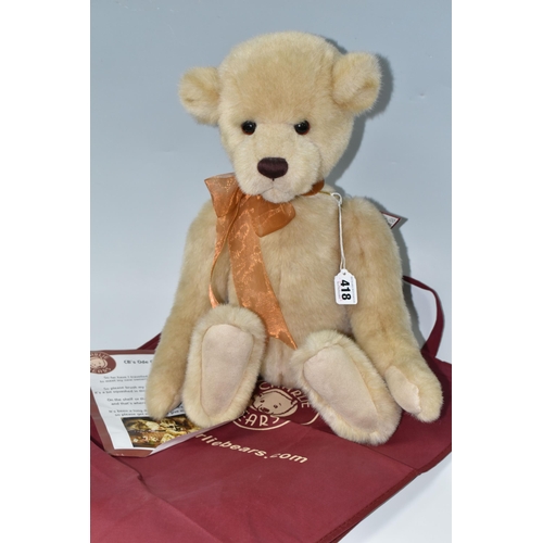 418 - A CHARLIE BEAR 'REMEMBER' CB159004S, exclusively designed by Charlie Bears, height approx. 51cm, wit... 