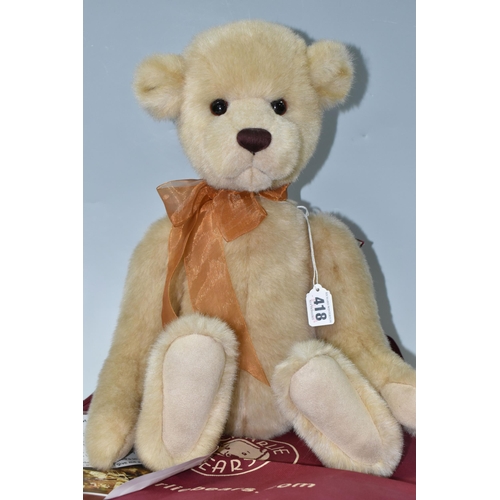 418 - A CHARLIE BEAR 'REMEMBER' CB159004S, exclusively designed by Charlie Bears, height approx. 51cm, wit... 