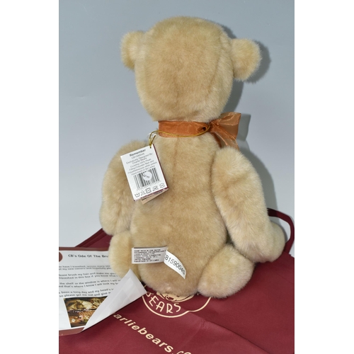 418 - A CHARLIE BEAR 'REMEMBER' CB159004S, exclusively designed by Charlie Bears, height approx. 51cm, wit... 