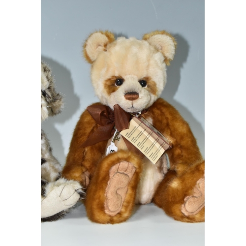 463 - TWO CHARLIE BEARS 'CRUMPET' CB140036A DESIGNED BY HEATHER LYELL AND JUDY CB161680, exclusively desig... 