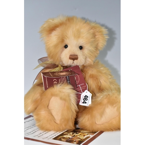 464 - A LIMITED EDITION CHARLIE BEAR 'MR TINKLE' CB161770, exclusively designed by Isabelle Lee, No.5/1000... 