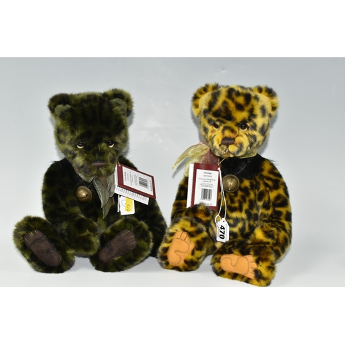 470 - TWO CHARLIE BEARS PLUSH COLLECTION BEARS, comprising 'Chutney' CB181852B, height approx. 41cm and 'L... 