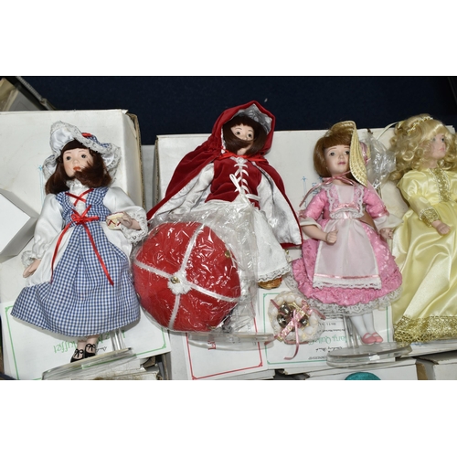 472 - TWELVE BOXED DANBURY MINT 'THE STORYBOOK DOLL COLLECTION' COLLECTORS DOLLS, all with stands and cert... 