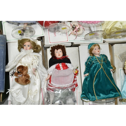 472 - TWELVE BOXED DANBURY MINT 'THE STORYBOOK DOLL COLLECTION' COLLECTORS DOLLS, all with stands and cert... 