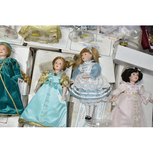 472 - TWELVE BOXED DANBURY MINT 'THE STORYBOOK DOLL COLLECTION' COLLECTORS DOLLS, all with stands and cert... 