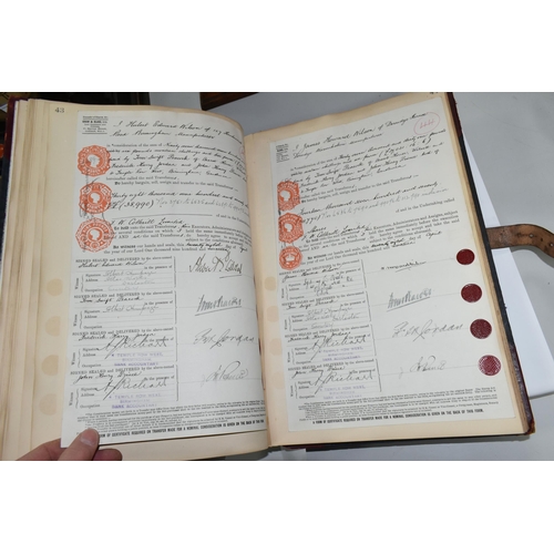 480 - TWO ANTIQUARIAN LEDGERS comprising a Worrall Account Book featuring  the Staffordshire Bolt, Nut & F... 