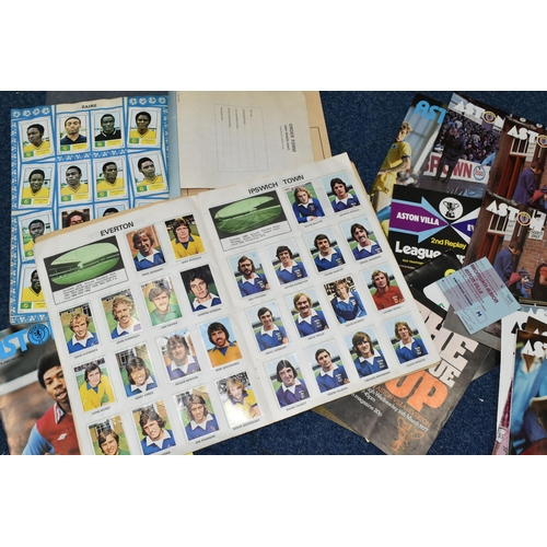 499 - AN F.K.S. WONDERFUL WORLD OF SOCCER STARS WORLD CUP 1974 STICKER/STAMP ALBUM, complete except missin... 