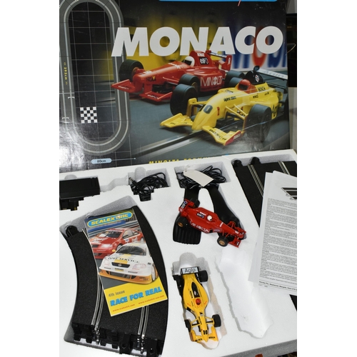 515 - A BOXED SCALEXTRIC MONACO SET, No.C1046, appears complete and in very good condition, looks to have ... 