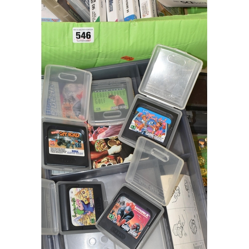 546 - SEGA GAME GEAR & NINTENDO DS, Game Gear Games include Shinobi II, Lemmings, Sega Game Pack, Leaderbo... 