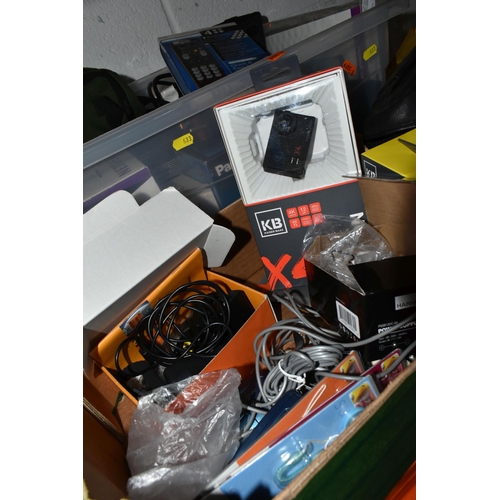 633 - TWO BOXES AND LOOSE CAMERA AND MOBILE PHONES, to include a cased Edgcumbe Peebles loop impedance tes... 