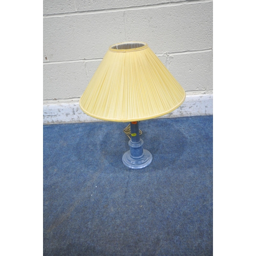 1273 - A SELECTION OF LIGHTING, to include a Dar lighting standard lamp, a pair of green BHS standard lamps... 