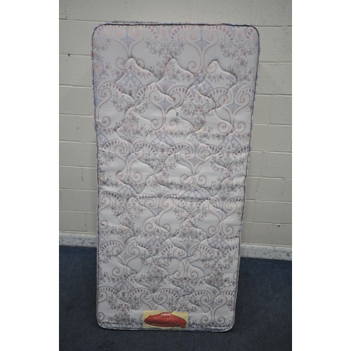 1327 - AN AIRSPRUNG BEDS CANTERBURY HERITAGE COLLECTION SINGLE DIVAN BED AND MATRESS (condition report: gen... 