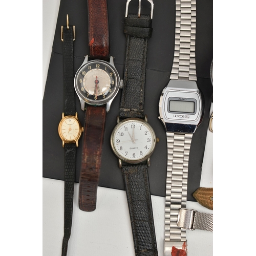 134 - A SELECTION OF WRISTWATCHES, to include a gents 'Hugo Boss, Hole In One Club' quartz wristwatch, lar... 