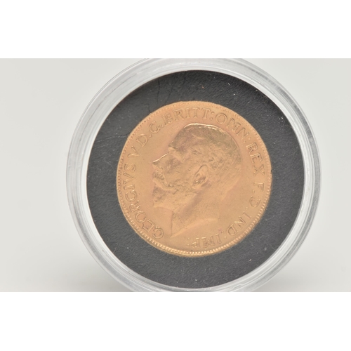 161 - A FULL GOLD SOVEREIGN COIN GEORGE V 1914, 22ct gold,  7.98 grams, diameter 22.05mm