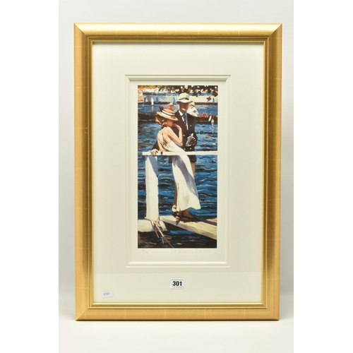 301 - SHERREE VALENTINE DAINES (BRITISH 1959) 'HALCYON DAYS I & II', two signed limited edition prints on ... 