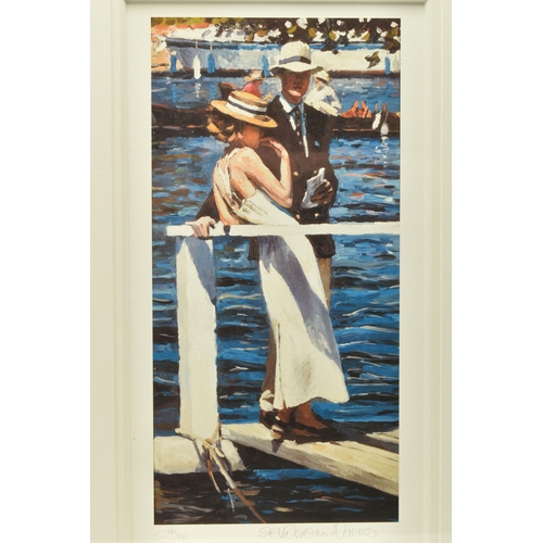 301 - SHERREE VALENTINE DAINES (BRITISH 1959) 'HALCYON DAYS I & II', two signed limited edition prints on ... 