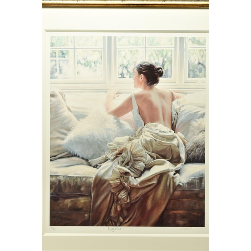 307 - ROB HEFFERAN (BRITISH 1968) 'ELEGANCE II' a signed limited edition print on paper depicting a female... 