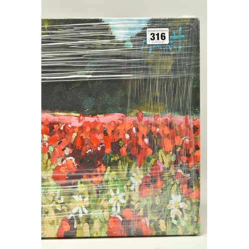 316 - TIMMY MALLETT (BRITISH CONTEMPORARY) 'SUMMER SPLENDOUR', a signed artist proof print on canvas depic... 