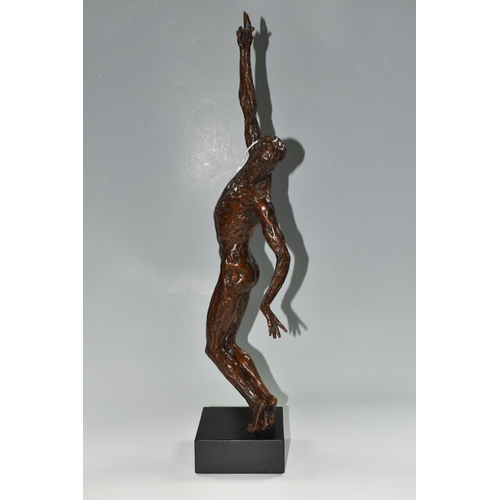 350 - A CONTEMPORARY BRONZE FIGURE OF 'CACUS' - STORM DEMON, limited edition 1/9 by Juliette Dodd, East Su... 