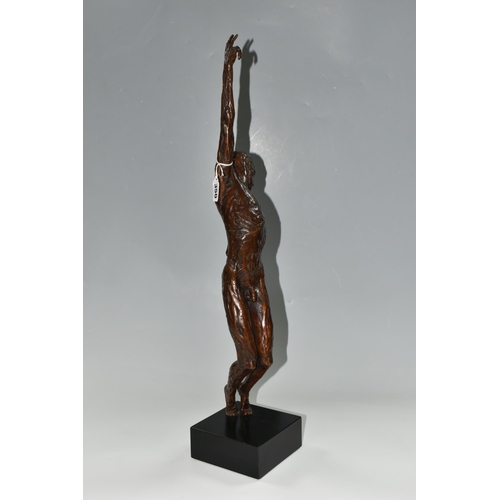 350 - A CONTEMPORARY BRONZE FIGURE OF 'CACUS' - STORM DEMON, limited edition 1/9 by Juliette Dodd, East Su... 