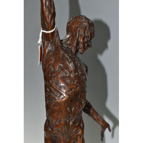 350 - A CONTEMPORARY BRONZE FIGURE OF 'CACUS' - STORM DEMON, limited edition 1/9 by Juliette Dodd, East Su... 