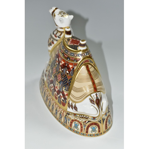 361 - ONE ROYAL CROWN DERBY IMARI PAPERWEIGHT, 'Camel' modelled and decoration by John Ablitt, height 17.5... 