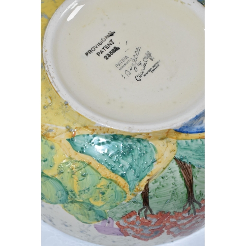 371 - A CLARICE CLIFF 'PATINA COUNTRY' DESIGN BOWL,  decorated with the 'Patina Country' design, printed b... 