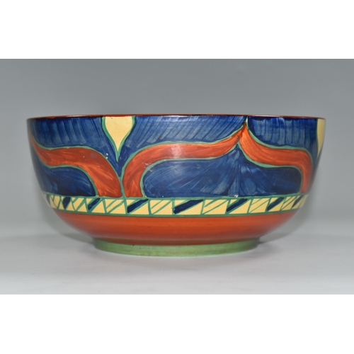 398 - A CLARICE CLIFF WILKINSON LTD 'PERSIAN' PATTERN BOWL, incised, painted and printed marks, diameter 1... 