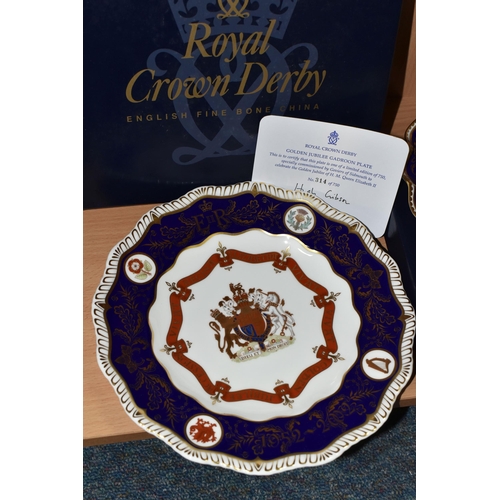 399 - A ROYAL CROWN DERBY IMARI 1128 PATTERN DINNER PLATE AND THREE OTHER ITEMS OF ROYAL CROWN DERBY, the ... 