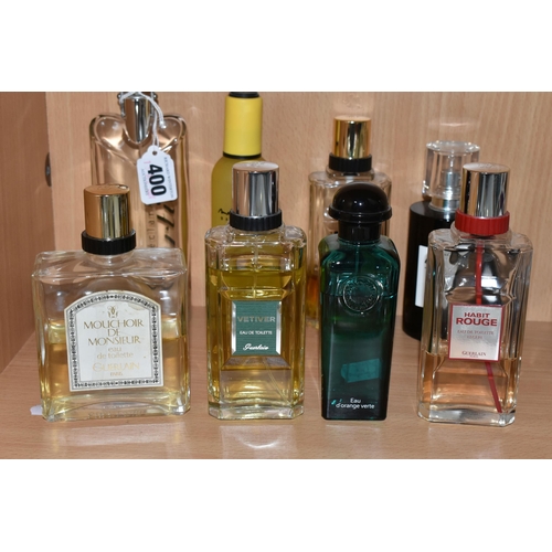 400 - NINETEEN BOTTLES OF PART USED COLOGNES / AFTERSHAVES, including 'Cartier - Declaration' eau de toile... 