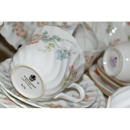 412 - A GROUP OF ROYAL ALBERT 'FOR ALL SEASONS' AND WEDGWOOD 'COTTAGE ROSE' PART TEA / COFFEE SETS, the We... 