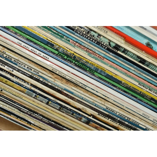 429 - TWO BOXES OF LP RECORDS,  approximately ninety LP records, artists include The Rolling Stones, The W... 