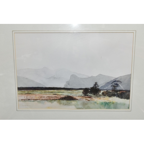 457 - A SMALL SELECTION OF WATERCOLOUR PICTURES AND PRINTS, comprising a Claire Davies watercolour depicti... 