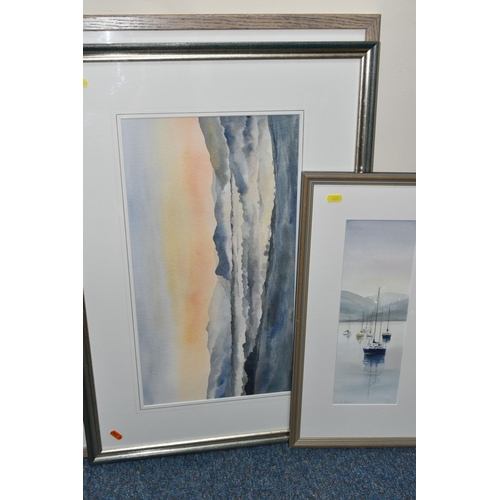 457 - A SMALL SELECTION OF WATERCOLOUR PICTURES AND PRINTS, comprising a Claire Davies watercolour depicti... 