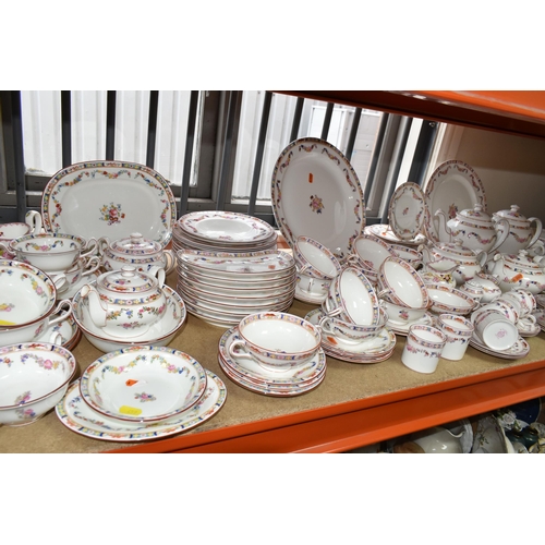 459 - A ONE HUNDRED AND FIFTY PIECE MINTON A4807 'MINTON ROSE' DINNER SERVICE, mainly modern backstamps wi... 