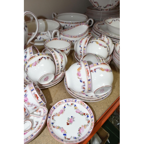 459 - A ONE HUNDRED AND FIFTY PIECE MINTON A4807 'MINTON ROSE' DINNER SERVICE, mainly modern backstamps wi... 