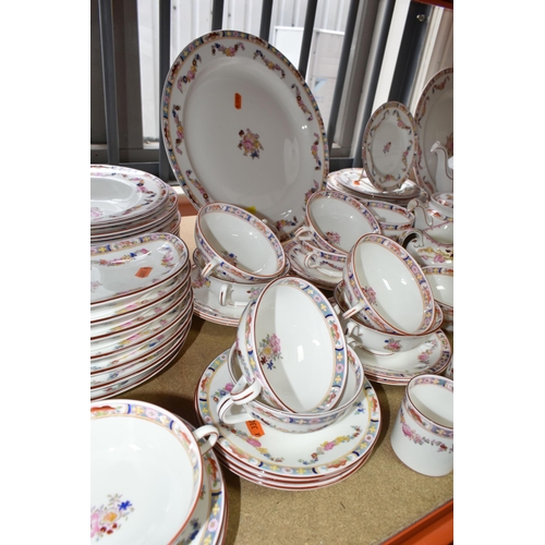 459 - A ONE HUNDRED AND FIFTY PIECE MINTON A4807 'MINTON ROSE' DINNER SERVICE, mainly modern backstamps wi... 