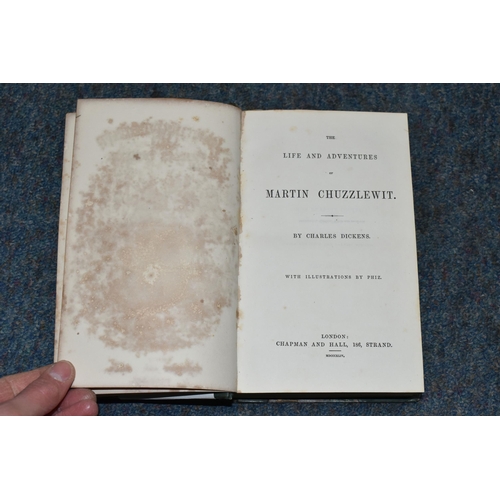 462 - DICKENS; Charles, Martin Chuzzlewit, With Illustrations By Phiz, published by Chapman And Hall 1844,... 