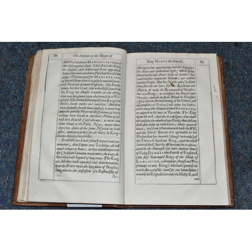 463 - LO; Francis, Viscount S. Alban, The Historie Of The Reigne of King Henry The Seventh, printed by I. ... 