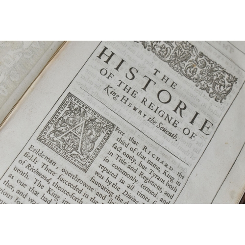 463 - LO; Francis, Viscount S. Alban, The Historie Of The Reigne of King Henry The Seventh, printed by I. ... 